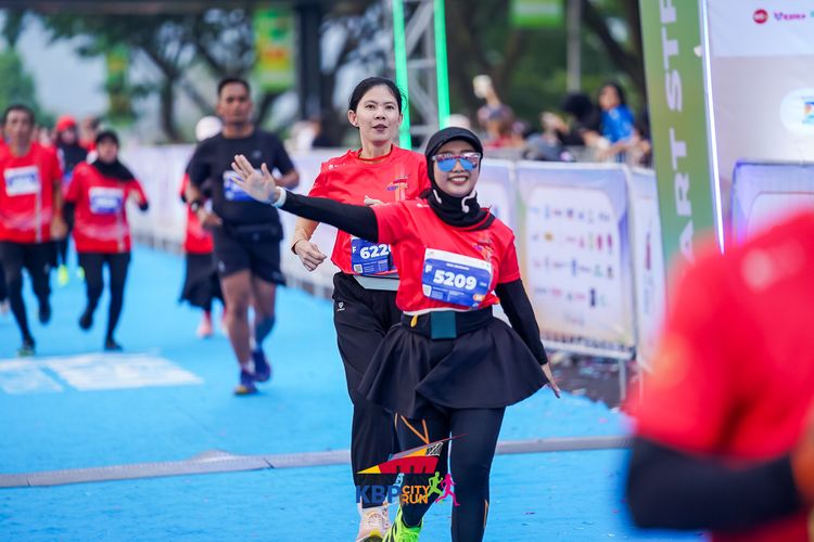 Race photo from CISANGKAN KBP CITY RUN 2025