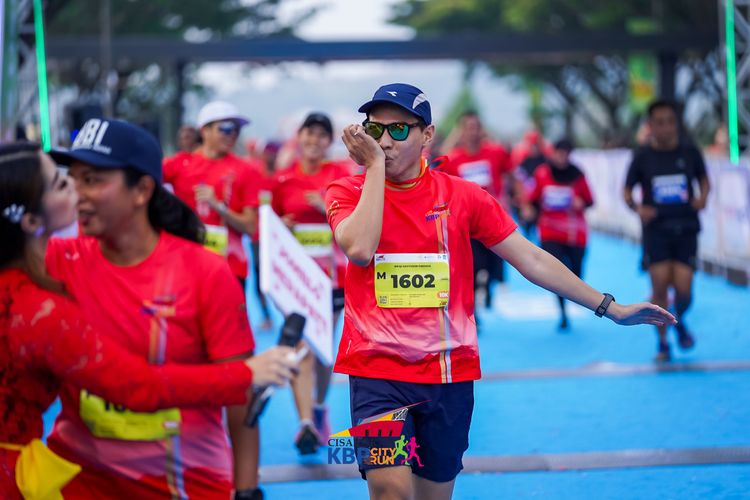 Race photo from CISANGKAN KBP CITY RUN 2025