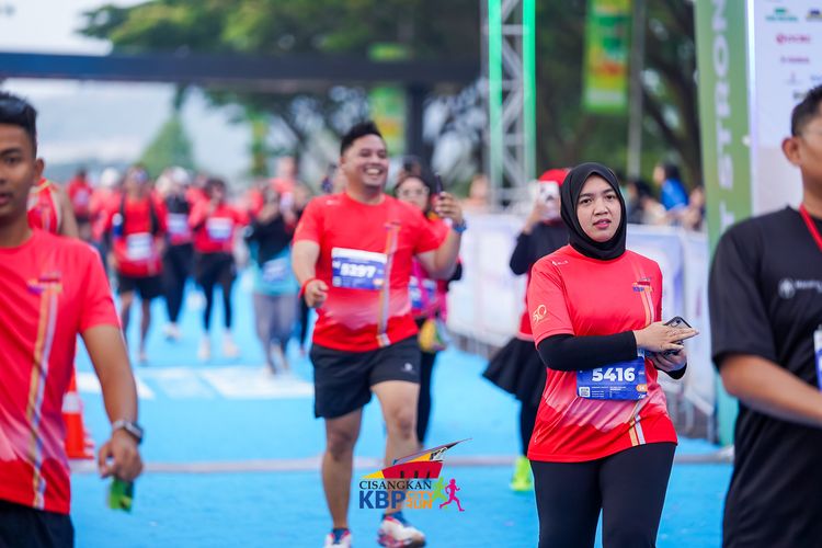Race photo from CISANGKAN KBP CITY RUN 2025