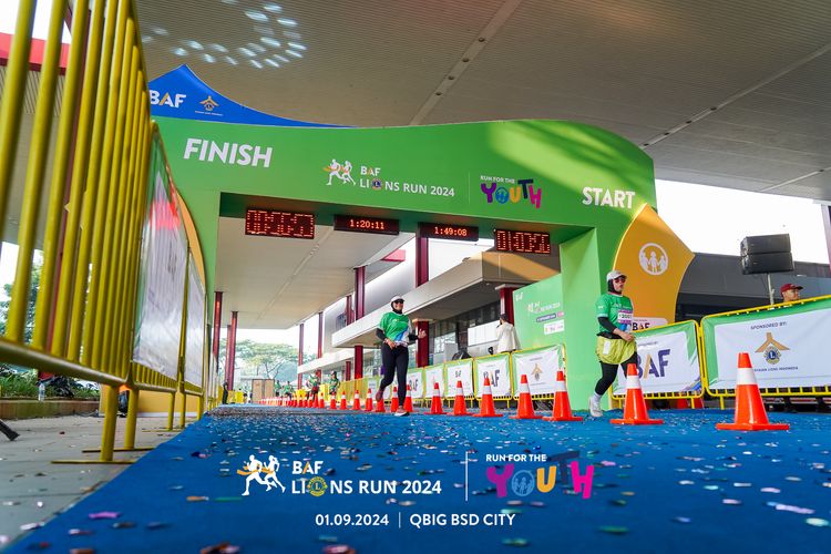 Race photo from BAF LIONS RUN 2024