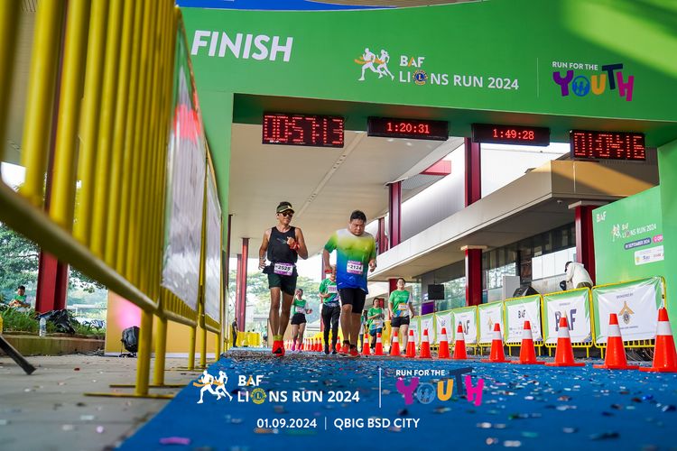 Race photo from BAF LIONS RUN 2024