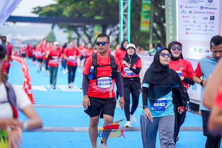 Race photo from CISANGKAN KBP CITY RUN 2025