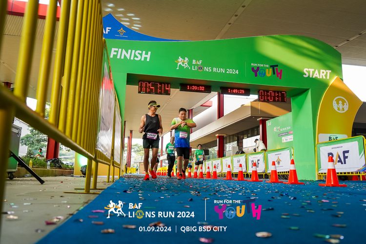 Race photo from BAF LIONS RUN 2024