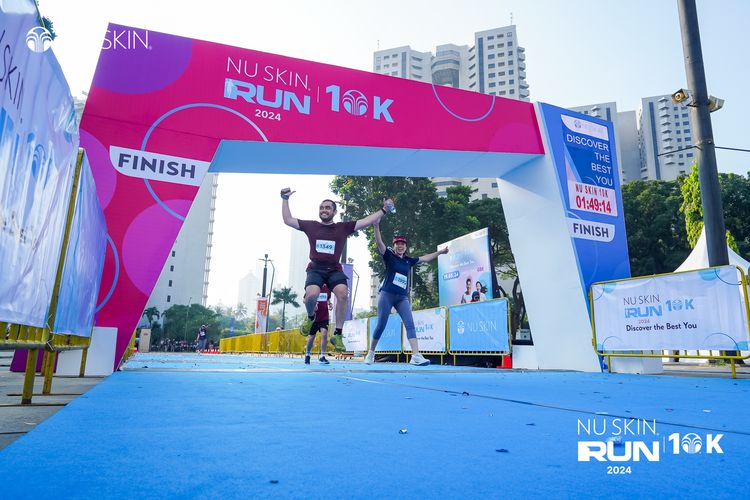 Race photo from Nu Skin Run 10K