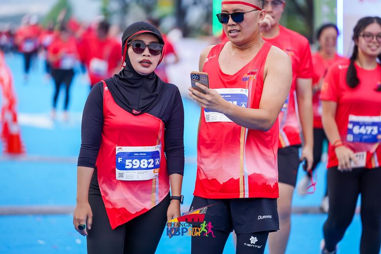 Race photo from CISANGKAN KBP CITY RUN 2025