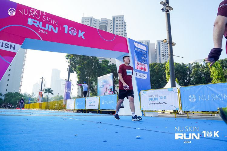 Race photo from Nu Skin Run 10K