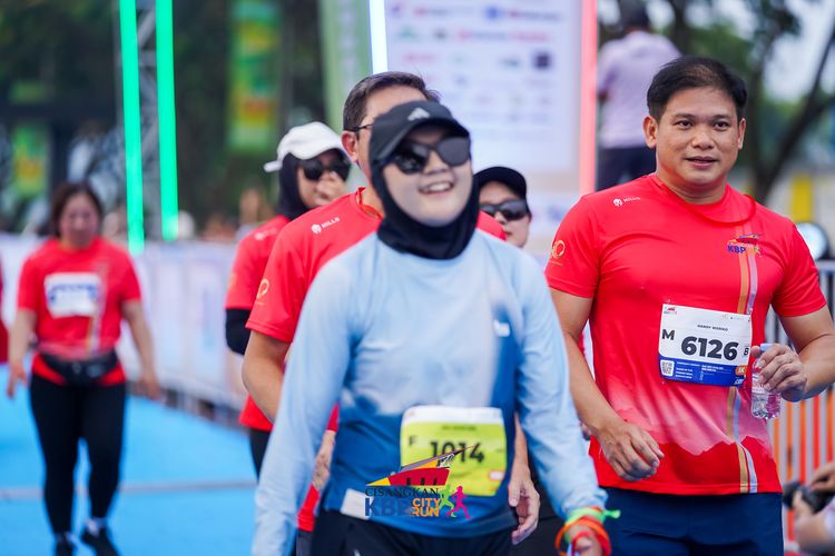 Race photo from CISANGKAN KBP CITY RUN 2025