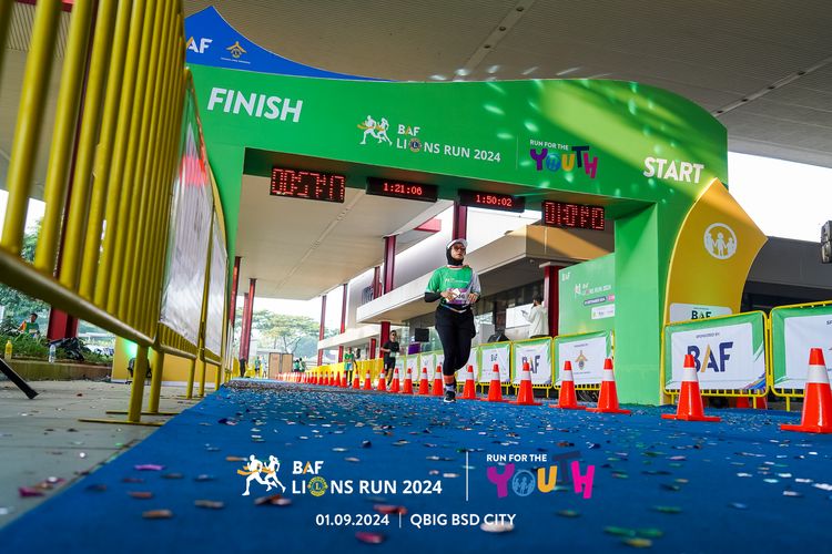 Race photo from BAF LIONS RUN 2024