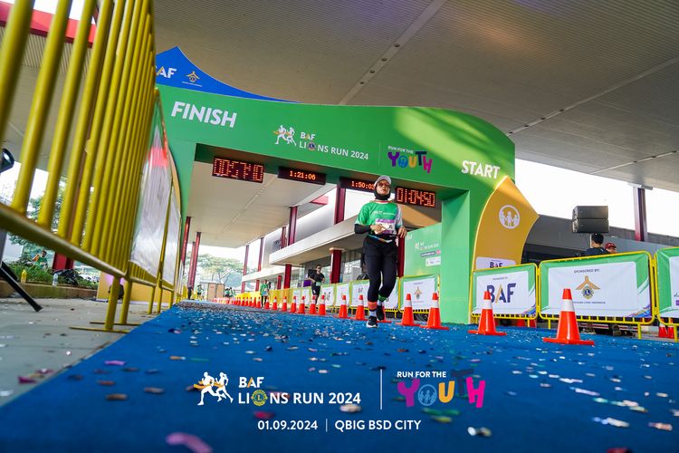 Race photo from BAF LIONS RUN 2024