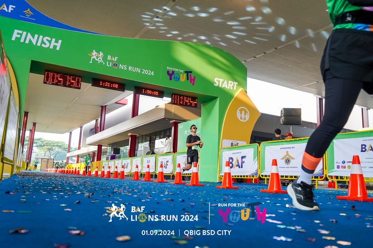 Race photo from BAF LIONS RUN 2024