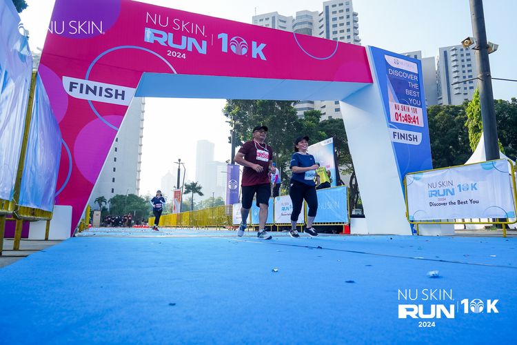 Race photo from Nu Skin Run 10K