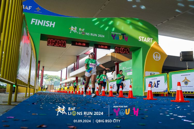 Race photo from BAF LIONS RUN 2024