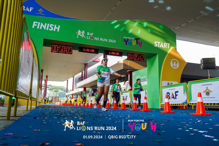 Race photo from BAF LIONS RUN 2024