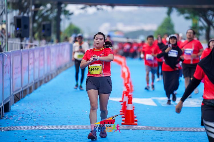 Race photo from CISANGKAN KBP CITY RUN 2025