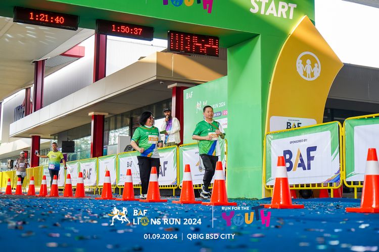 Race photo from BAF LIONS RUN 2024
