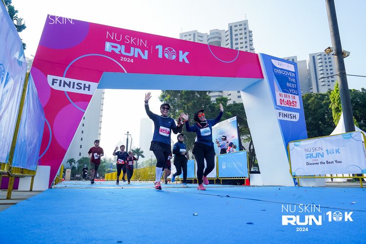Race photo from Nu Skin Run 10K