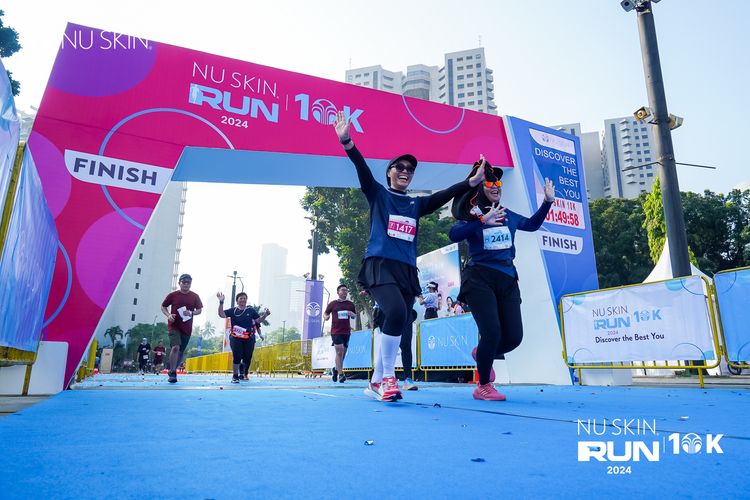 Race photo from Nu Skin Run 10K