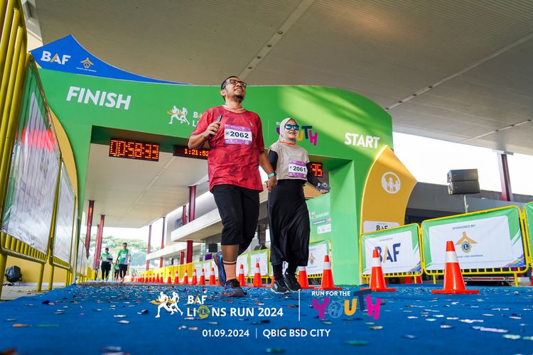Race photo from BAF LIONS RUN 2024