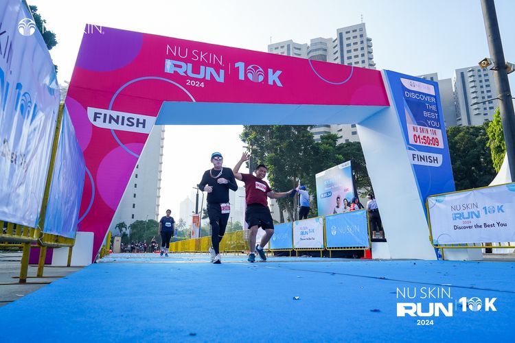 Race photo from Nu Skin Run 10K