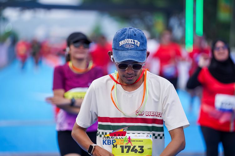 Race photo from CISANGKAN KBP CITY RUN 2025