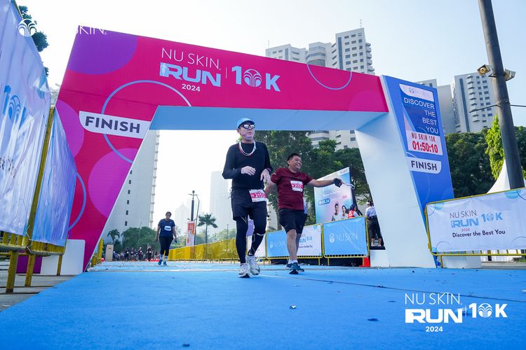 Race photo from Nu Skin Run 10K