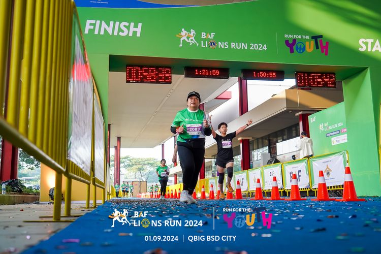 Race photo from BAF LIONS RUN 2024