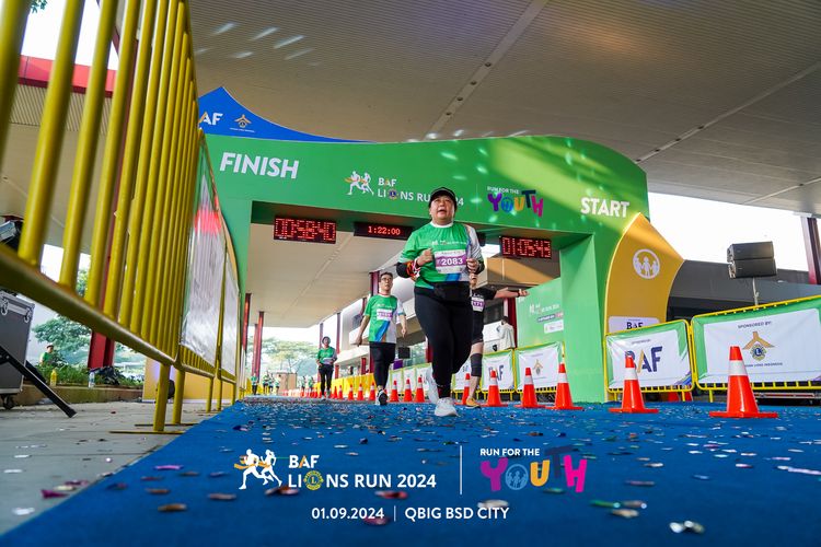 Race photo from BAF LIONS RUN 2024