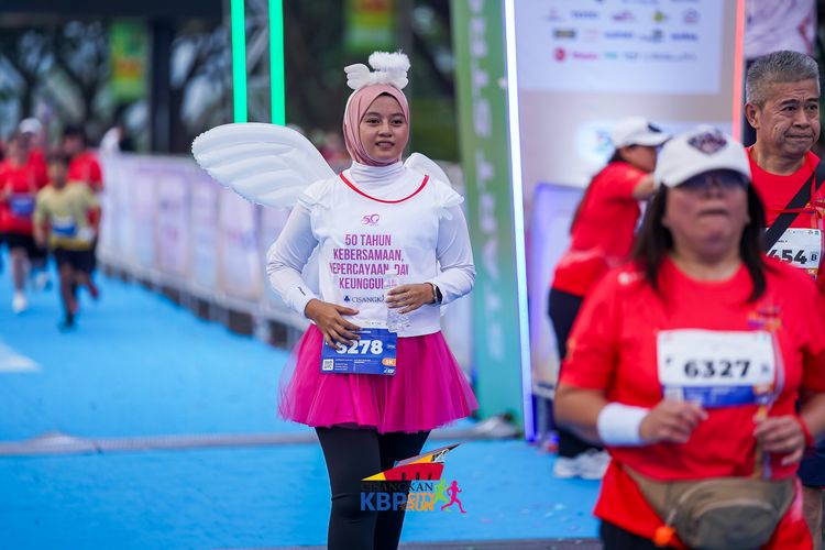 Race photo from CISANGKAN KBP CITY RUN 2025