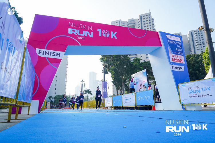 Race photo from Nu Skin Run 10K