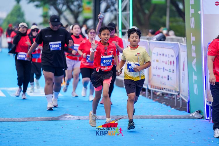 Race photo from CISANGKAN KBP CITY RUN 2025