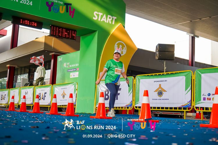 Race photo from BAF LIONS RUN 2024