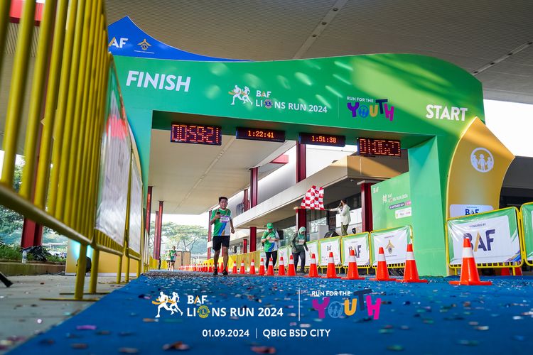 Race photo from BAF LIONS RUN 2024