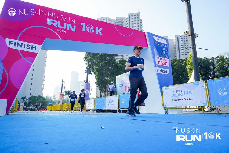 Race photo from Nu Skin Run 10K