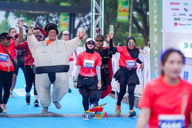 Race photo from CISANGKAN KBP CITY RUN 2025