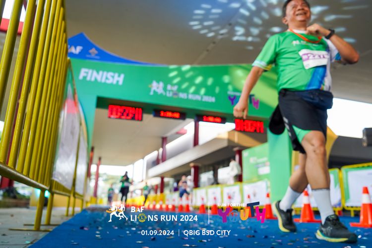 Race photo from BAF LIONS RUN 2024