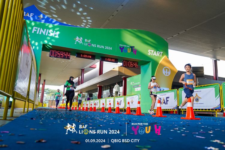 Race photo from BAF LIONS RUN 2024