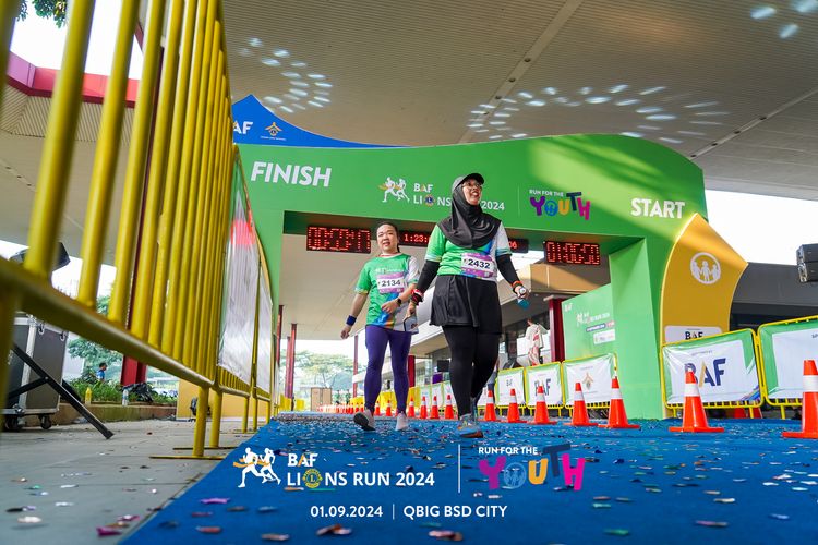 Race photo from BAF LIONS RUN 2024