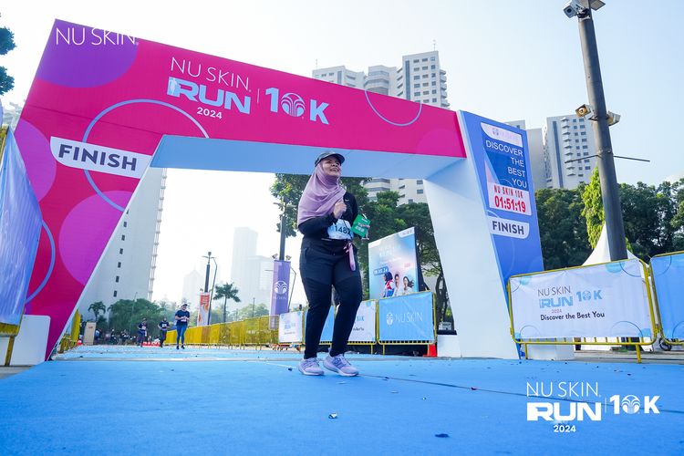 Race photo from Nu Skin Run 10K