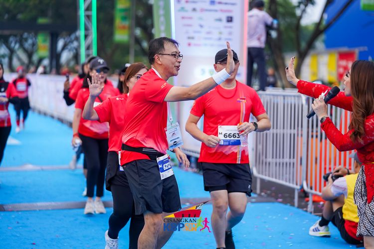 Race photo from CISANGKAN KBP CITY RUN 2025