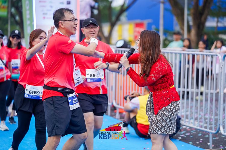 Race photo from CISANGKAN KBP CITY RUN 2025