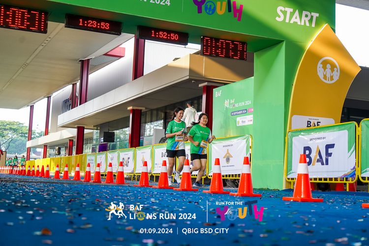 Race photo from BAF LIONS RUN 2024