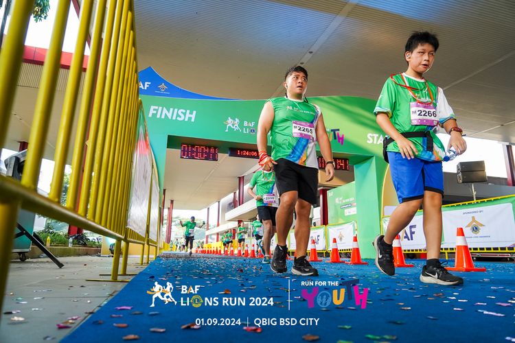 Race photo from BAF LIONS RUN 2024