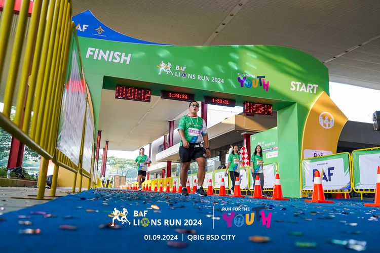 Race photo from BAF LIONS RUN 2024