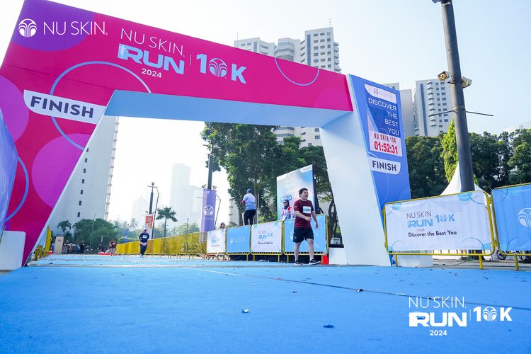 Race photo from Nu Skin Run 10K