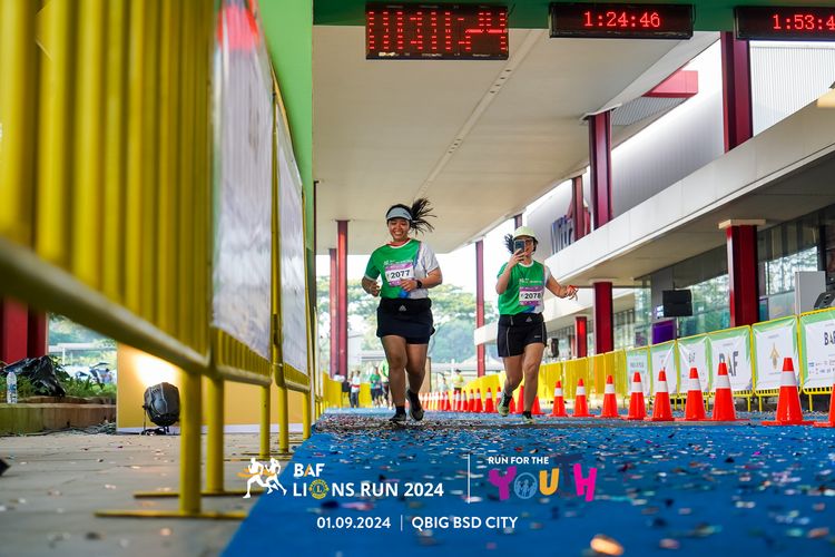 Race photo from BAF LIONS RUN 2024
