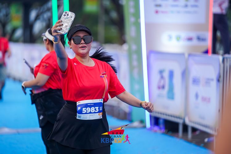 Race photo from CISANGKAN KBP CITY RUN 2025