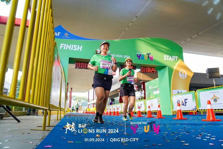 Race photo from BAF LIONS RUN 2024