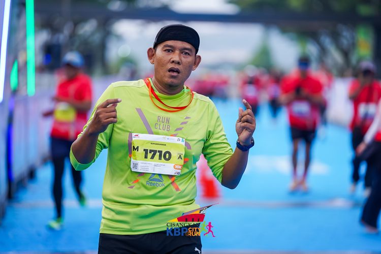 Race photo from CISANGKAN KBP CITY RUN 2025