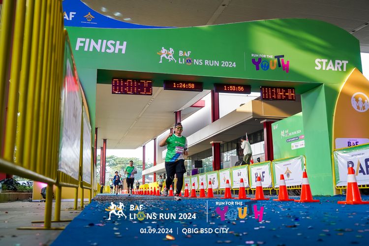 Race photo from BAF LIONS RUN 2024