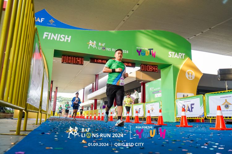 Race photo from BAF LIONS RUN 2024